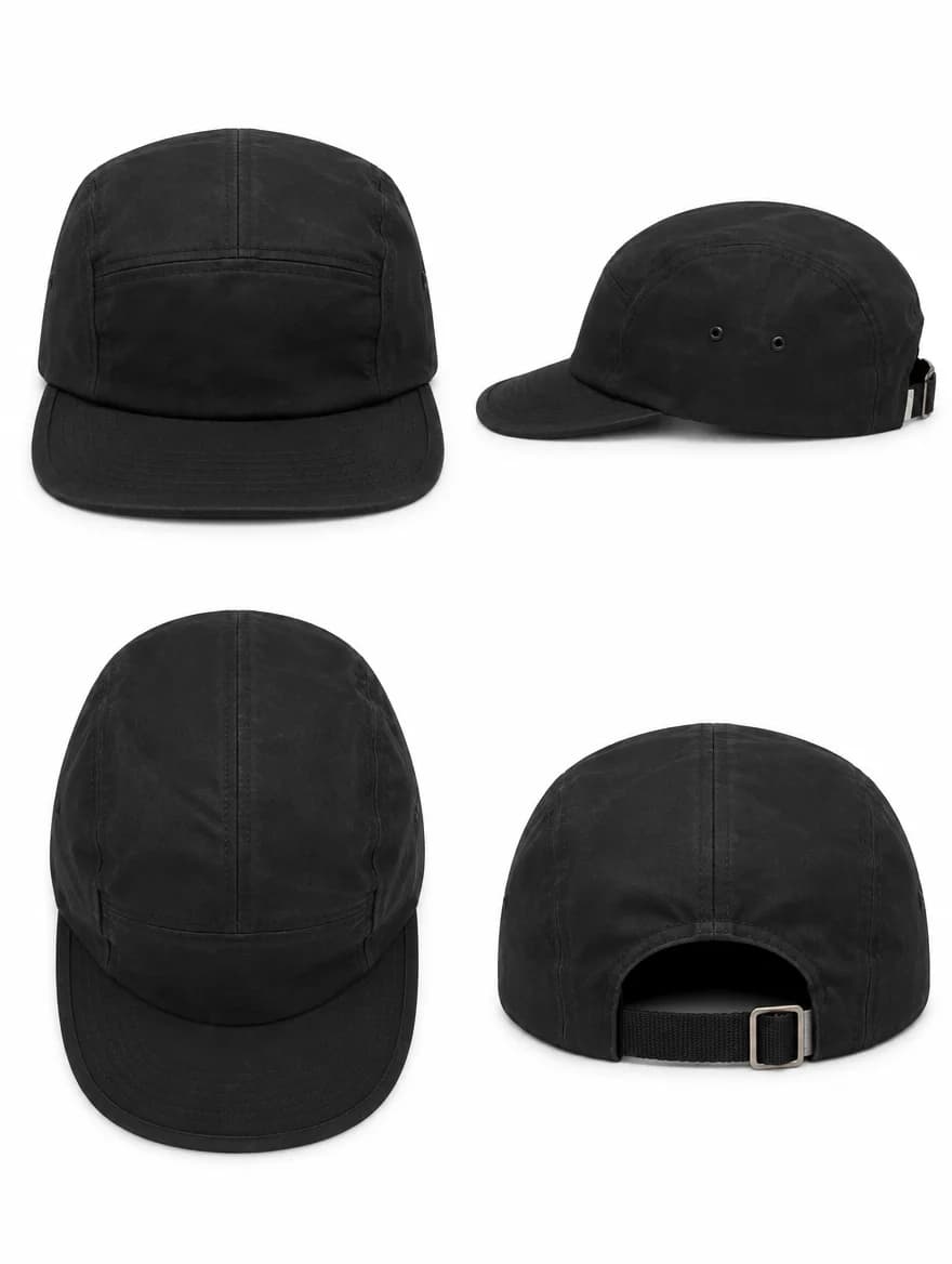 Casquette 5-Panel Noir