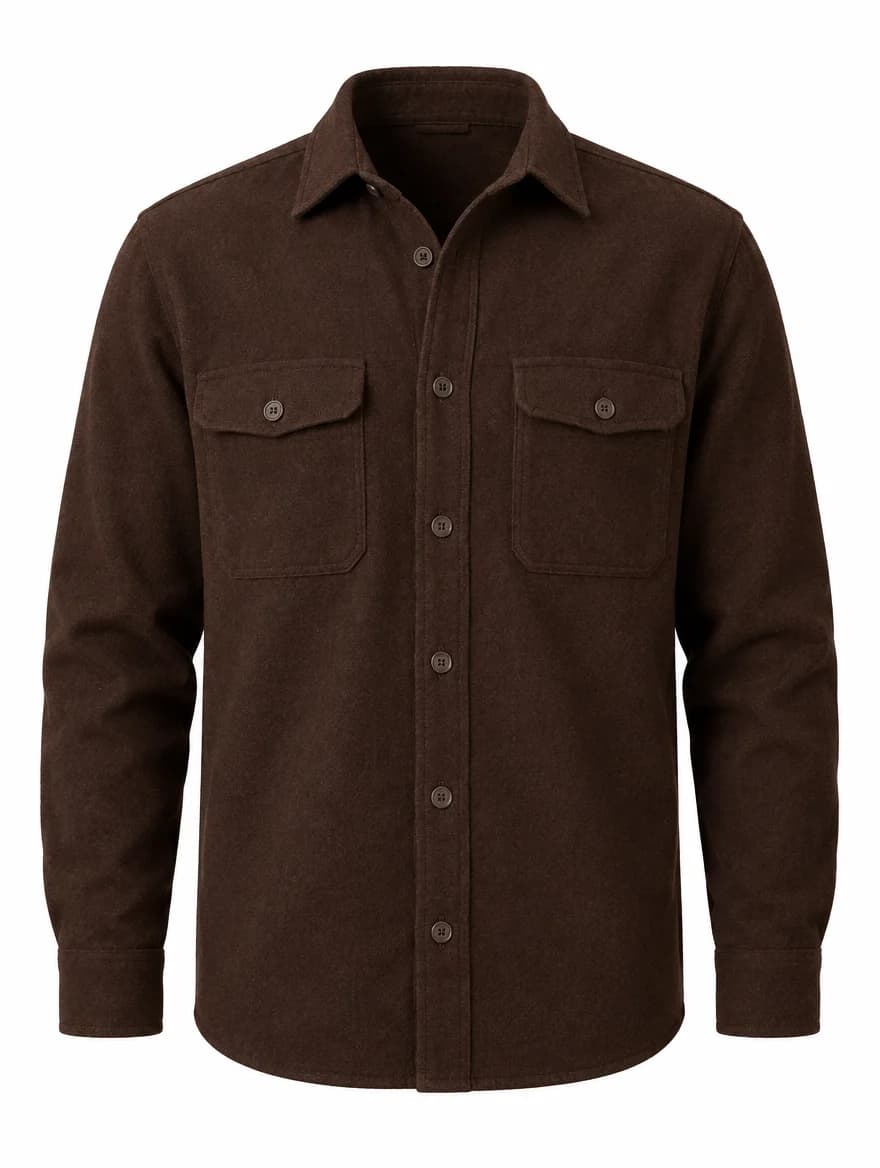 Surchemise Flanelle Brun