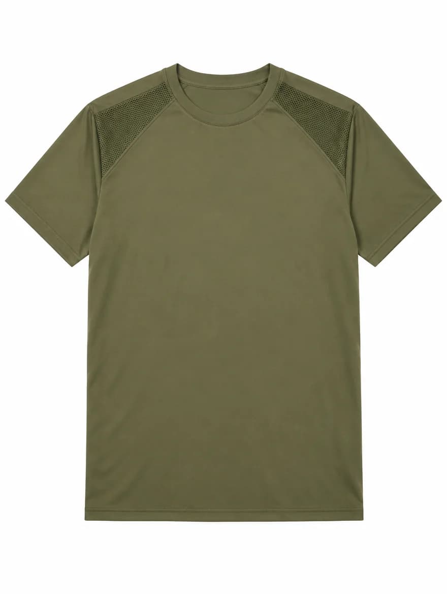Tee Mesh Panel Kaki
